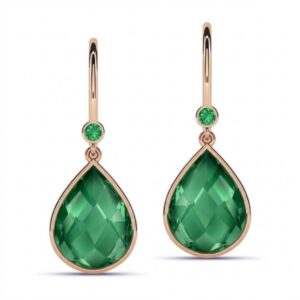 Emerald Dewdrop Earrings