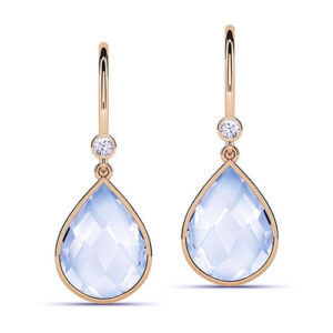 Dewdrop Gold-Plated Earrings