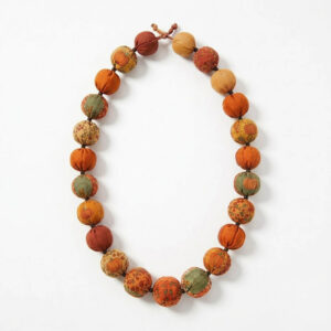 YWJEWELS Autumn Harvest Fabric Necklace