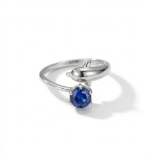 YWJEWELS YWJEWELS Celestial Splash Dolphin Ring