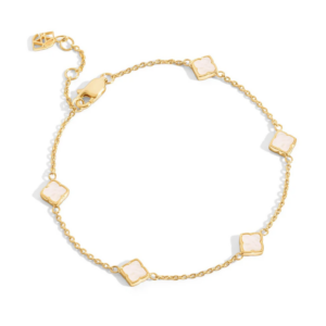 Elegant Clover Station Bracelet